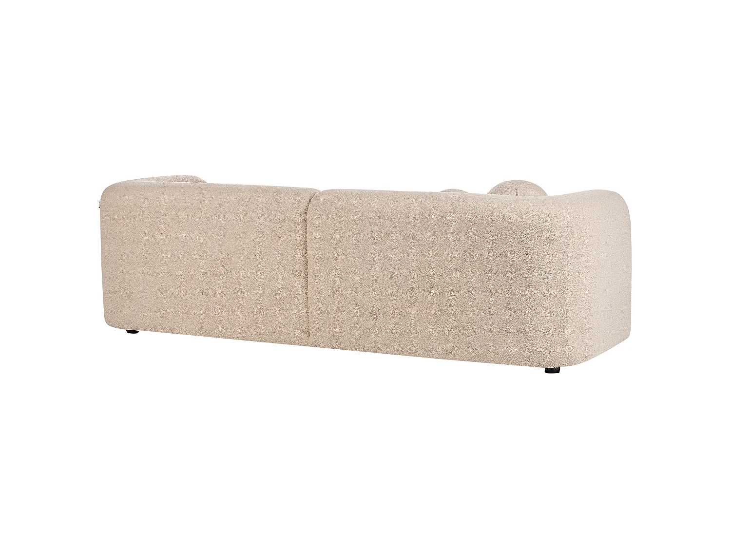 Sofa LEIREN Boucle Beżowy dla 3 osób