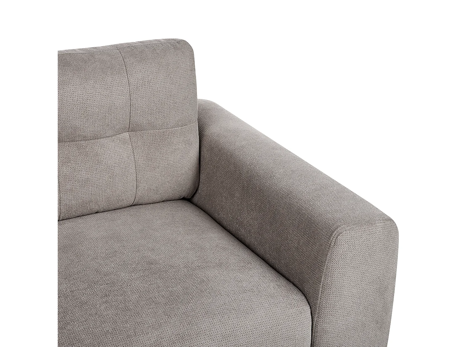 Sofa LAURILA Stoff Hellgrau 2-Sitzer