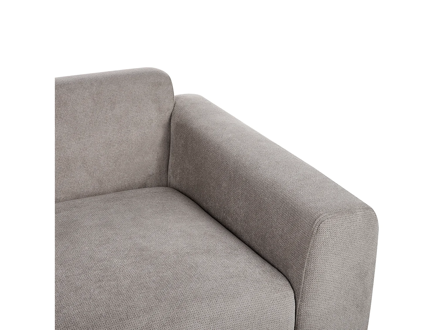Sofa LAURILA Stoff Hellgrau 2-Sitzer