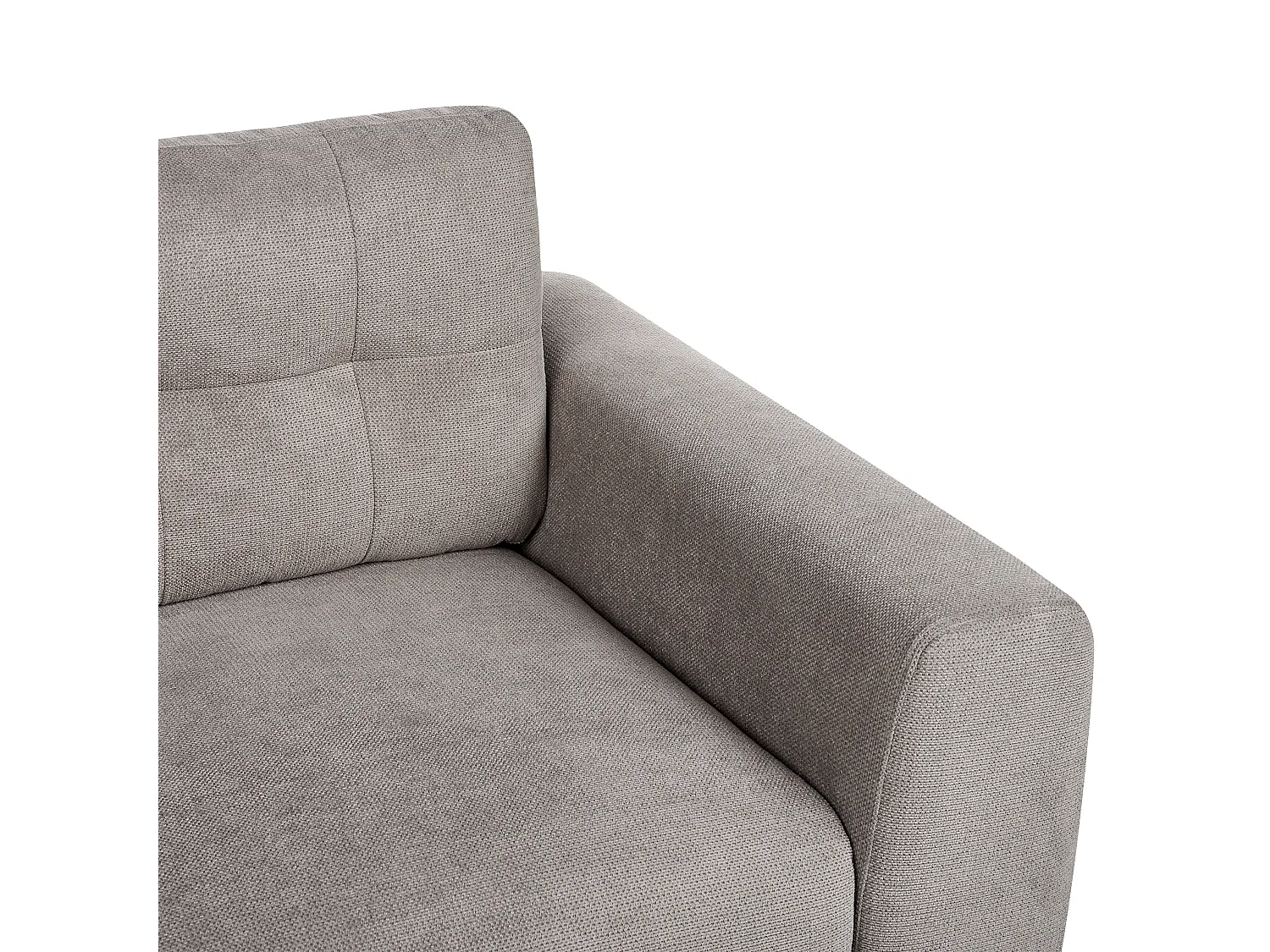 Sofa LAURILA Stoff Hellgrau 2-Sitzer