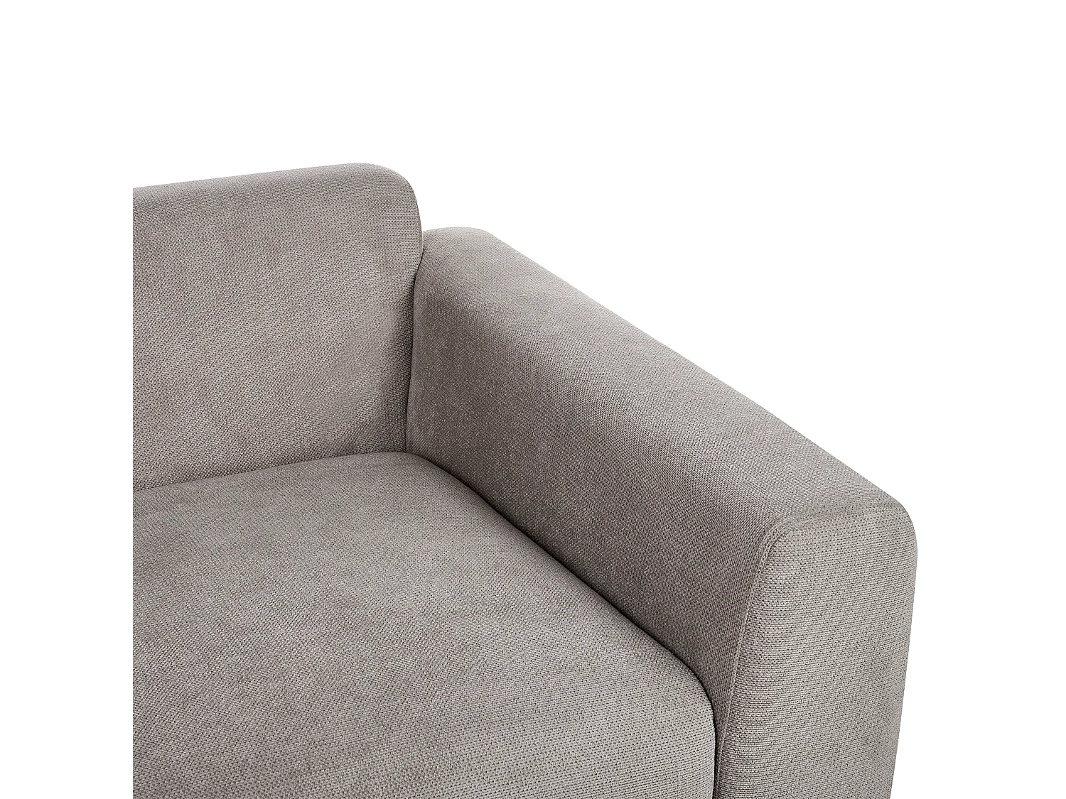 Sofa LAURILA Stoff Hellgrau 2-Sitzer
