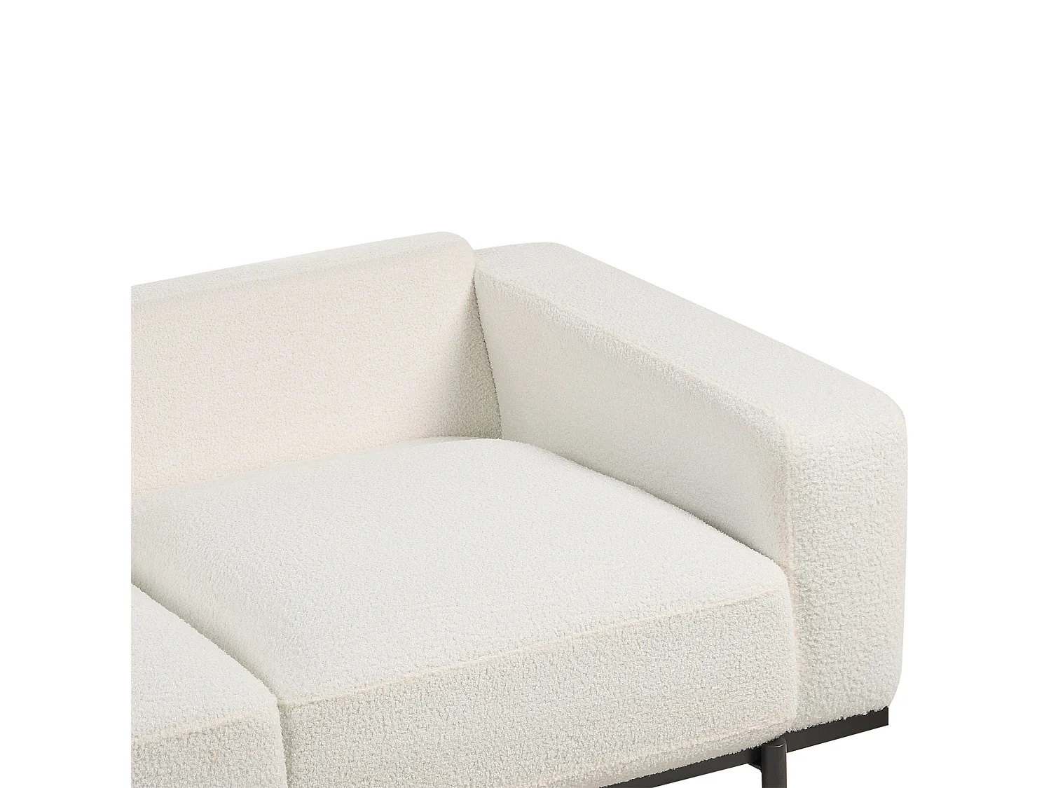 Sofa SOVIK Boucle Złamana biel dla 3 osób