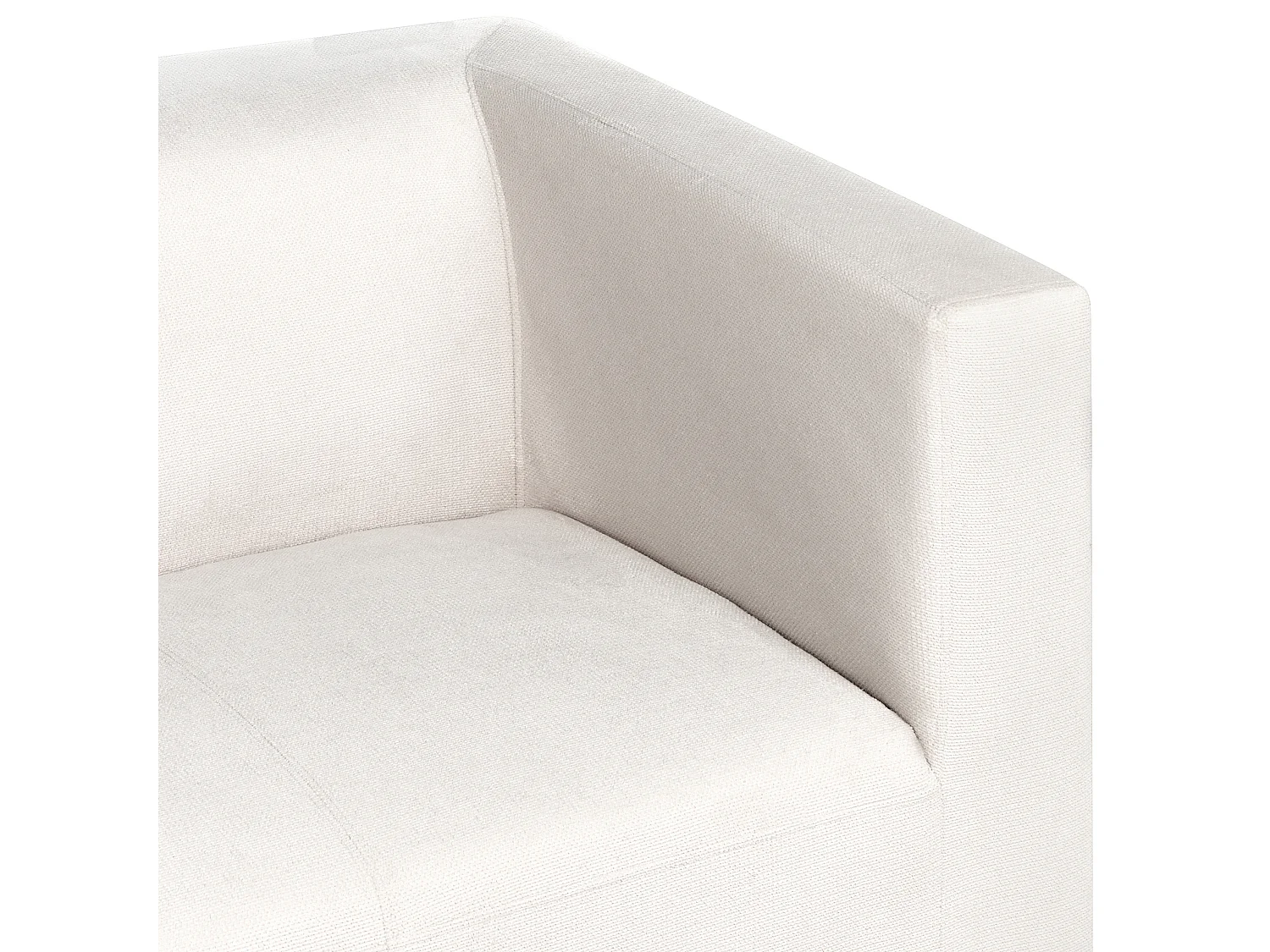 Bank FLORO Chenille Gebroken wit 3-zitter