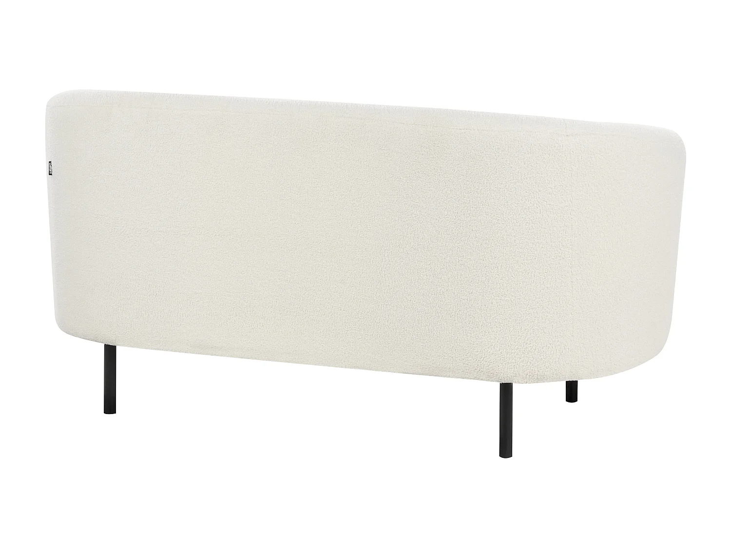 Sofa LOEN Bouclé Weiss 2-Sitzer