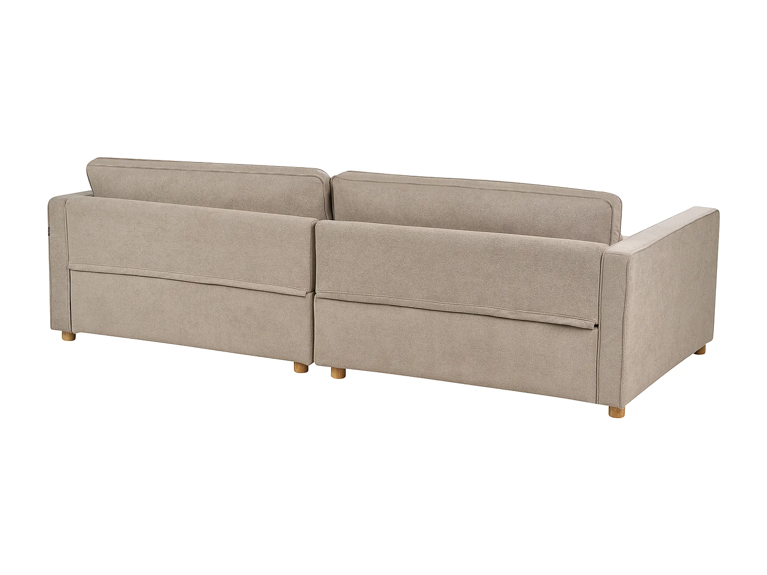 Sofa VINSTRA Beżowoszary dla 3 osób