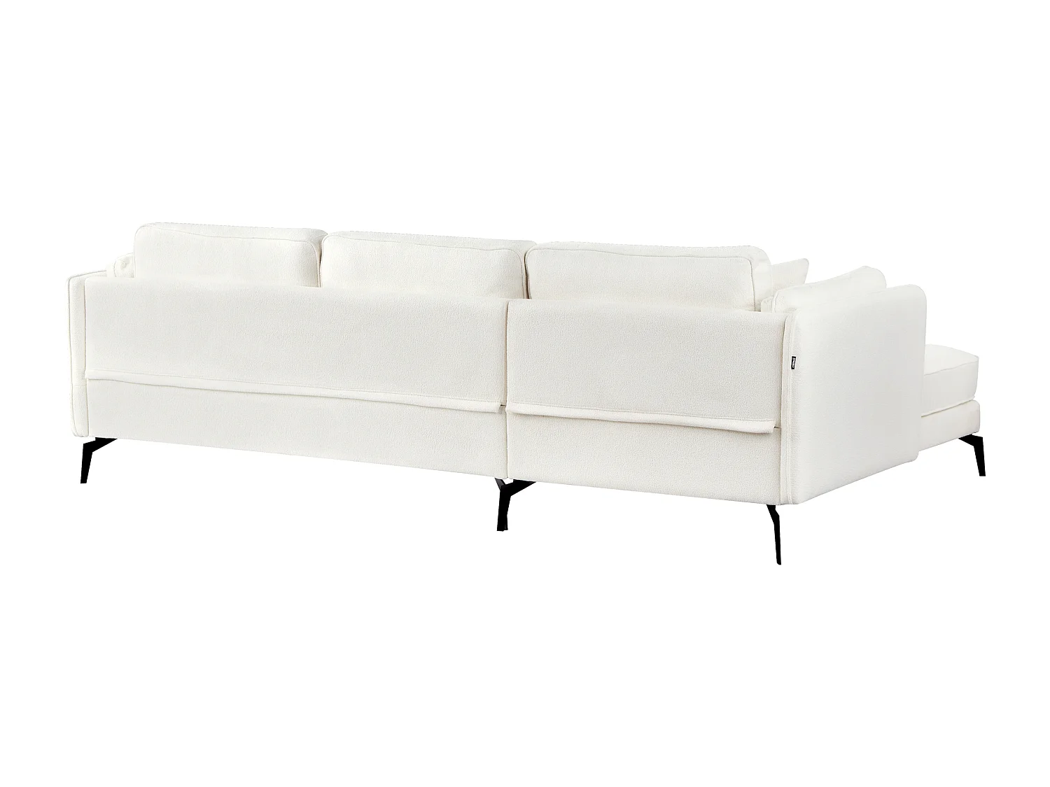 Hoekbank ALTAN Bouclé Gebroken wit 3-zitter Rechterzijde