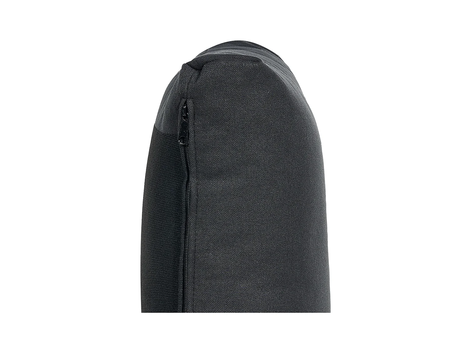 Modul Ecksofa UNSTAD Stoff Schwarz mit Ottomane 4-Sitzer linksseitig