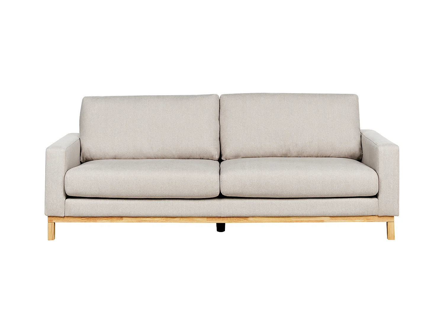 Sofa SIGGARD Beżowy dla 3 osób