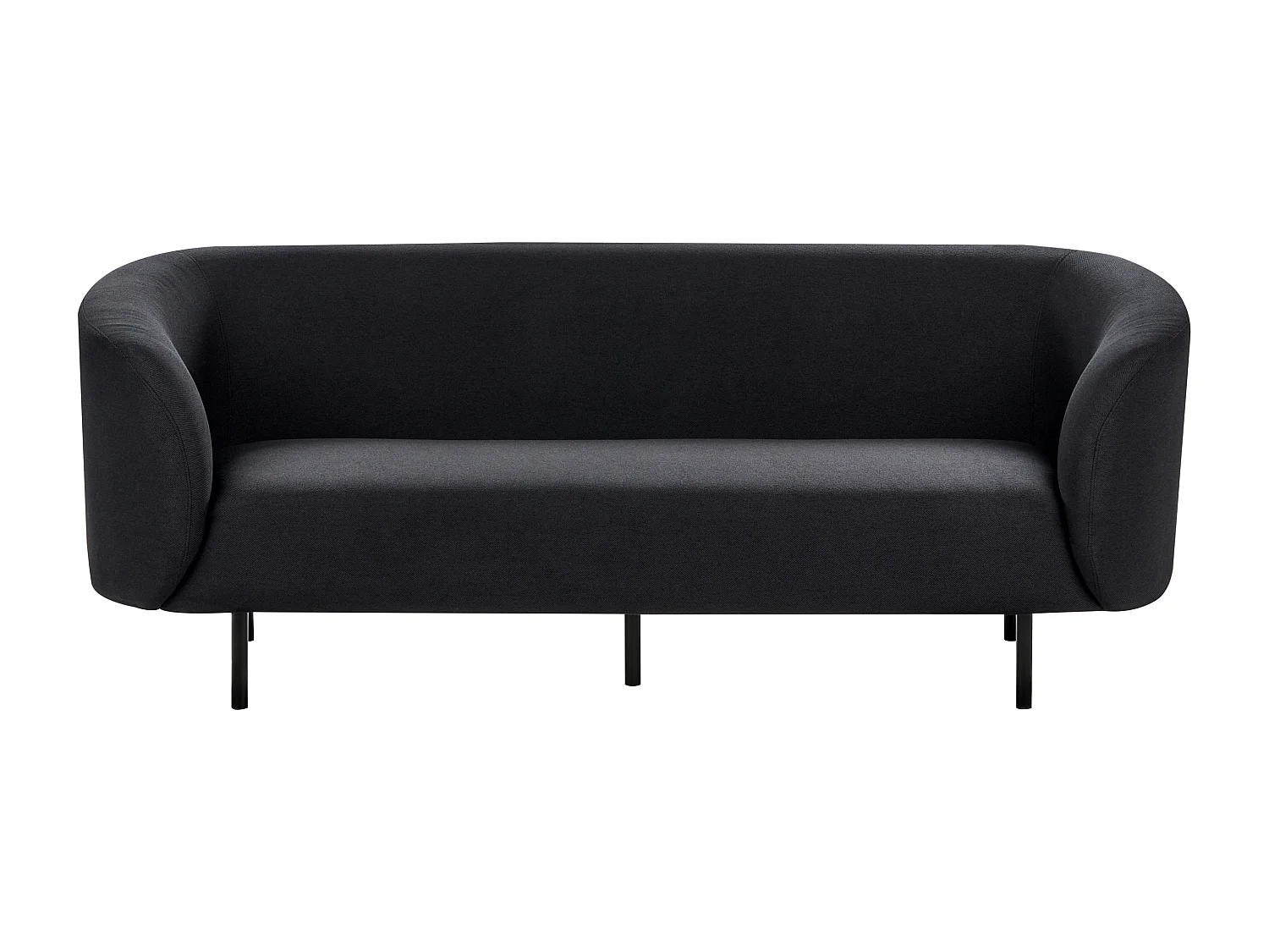 Sofa LOEN Czarny dla 3 osób