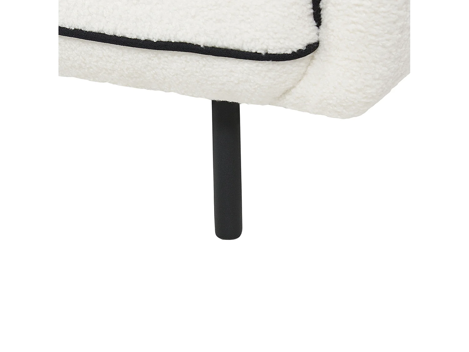 Bank TONSBERG Bouclé Wit 3-zitter