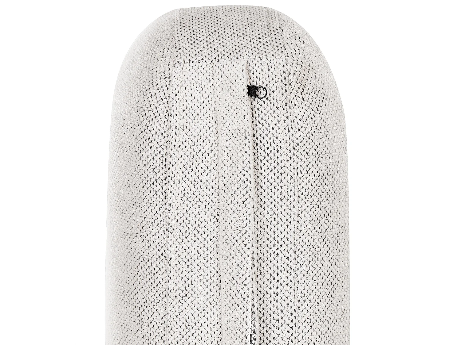 Canapé 3 places FANSEN Tissu Blanc cassé avec coussin