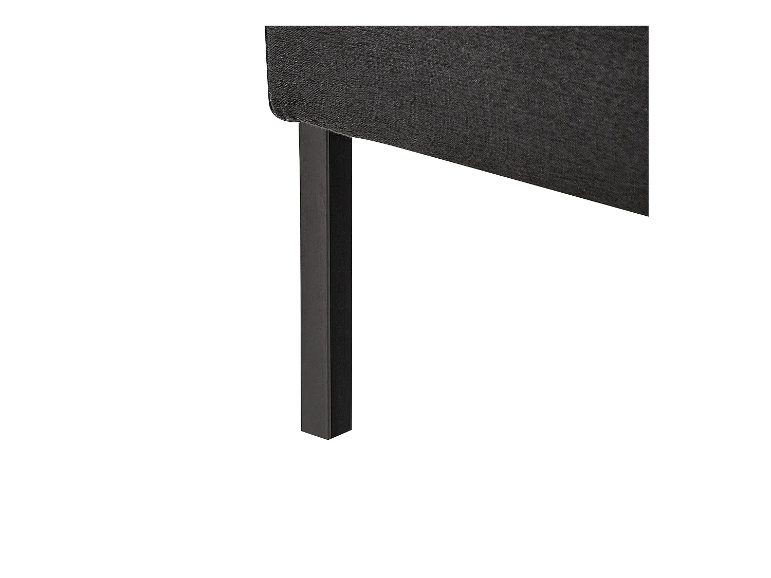 Banc rembourré 2 places LAHTI Tissu Gris graphite