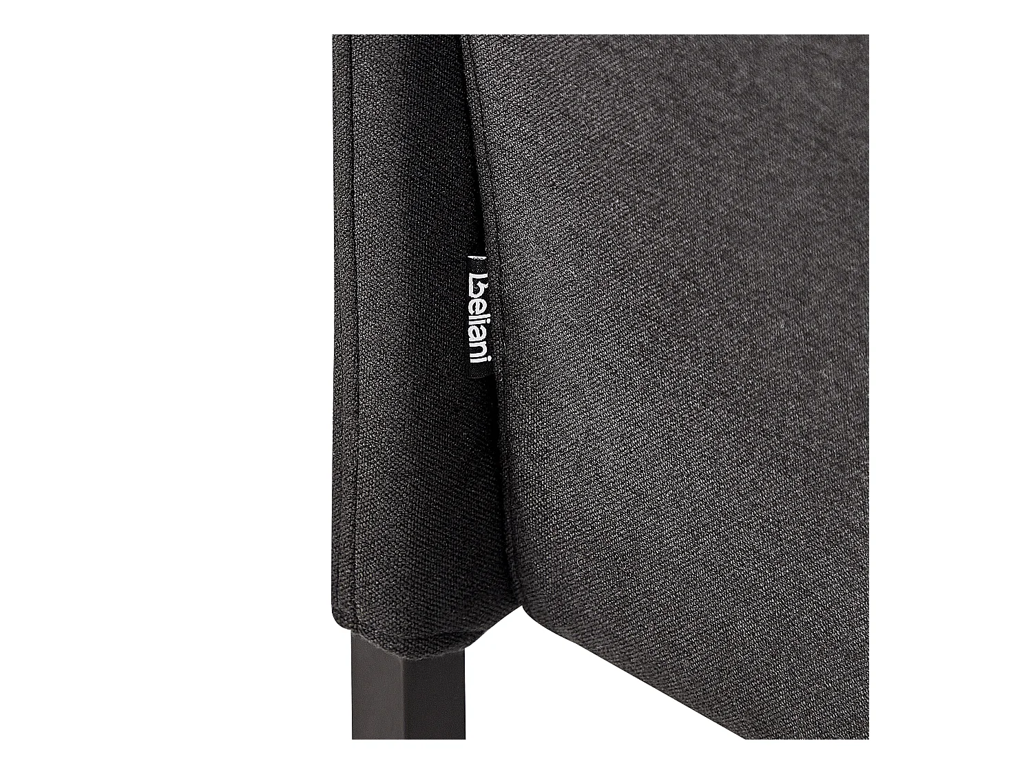 Banc rembourré 2 places LAHTI Tissu Gris graphite
