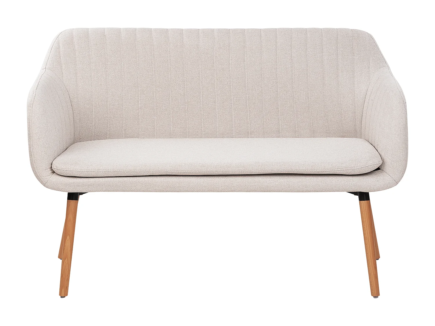 Gestoffeerde bank TABY Stof Lichtbeige 2-zitter