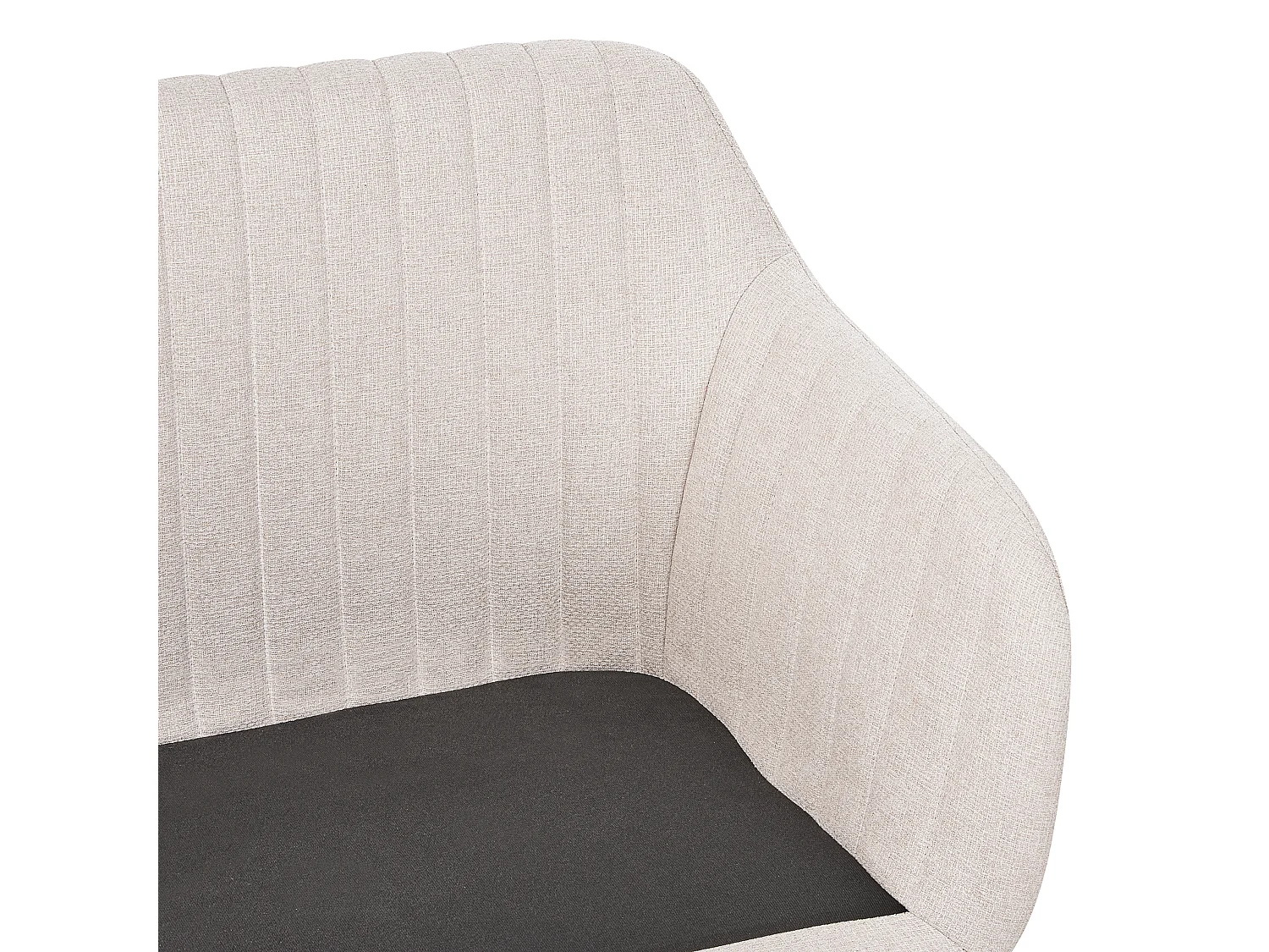 Gestoffeerde bank TABY Stof Lichtbeige 2-zitter