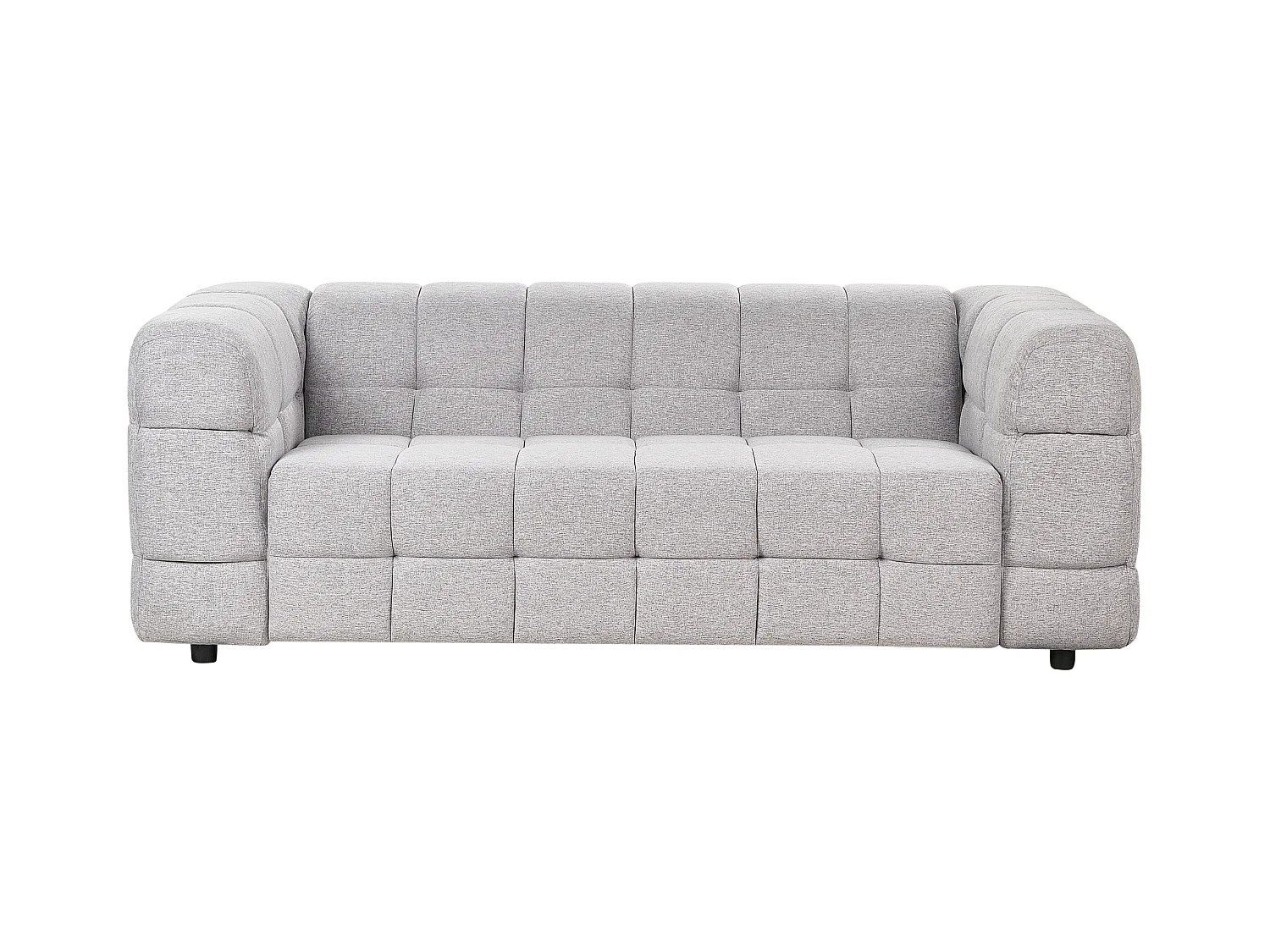 Canapé 3 places MULLOLA Tissu Gris clair