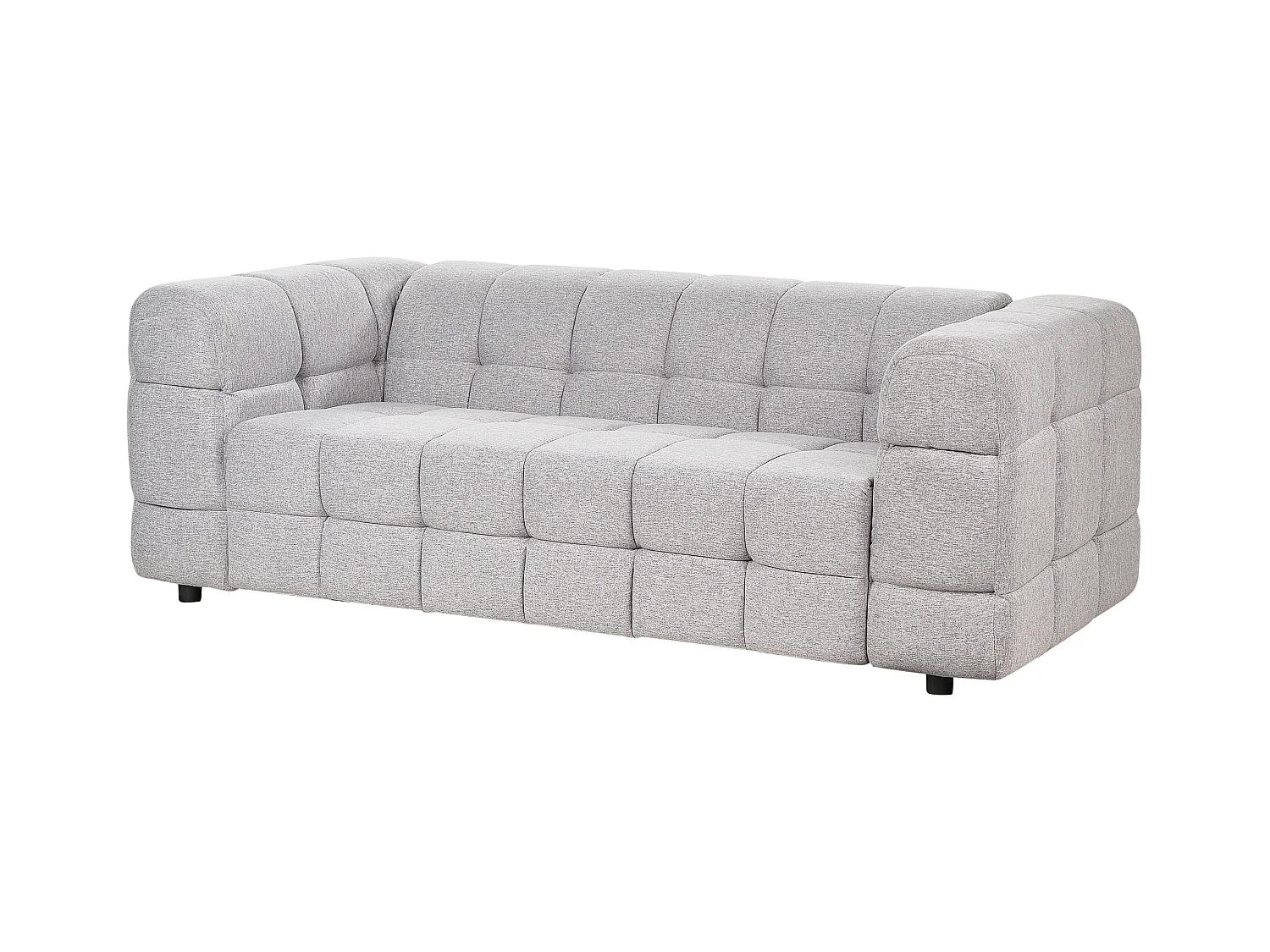 Canapé 3 places MULLOLA Tissu Gris clair