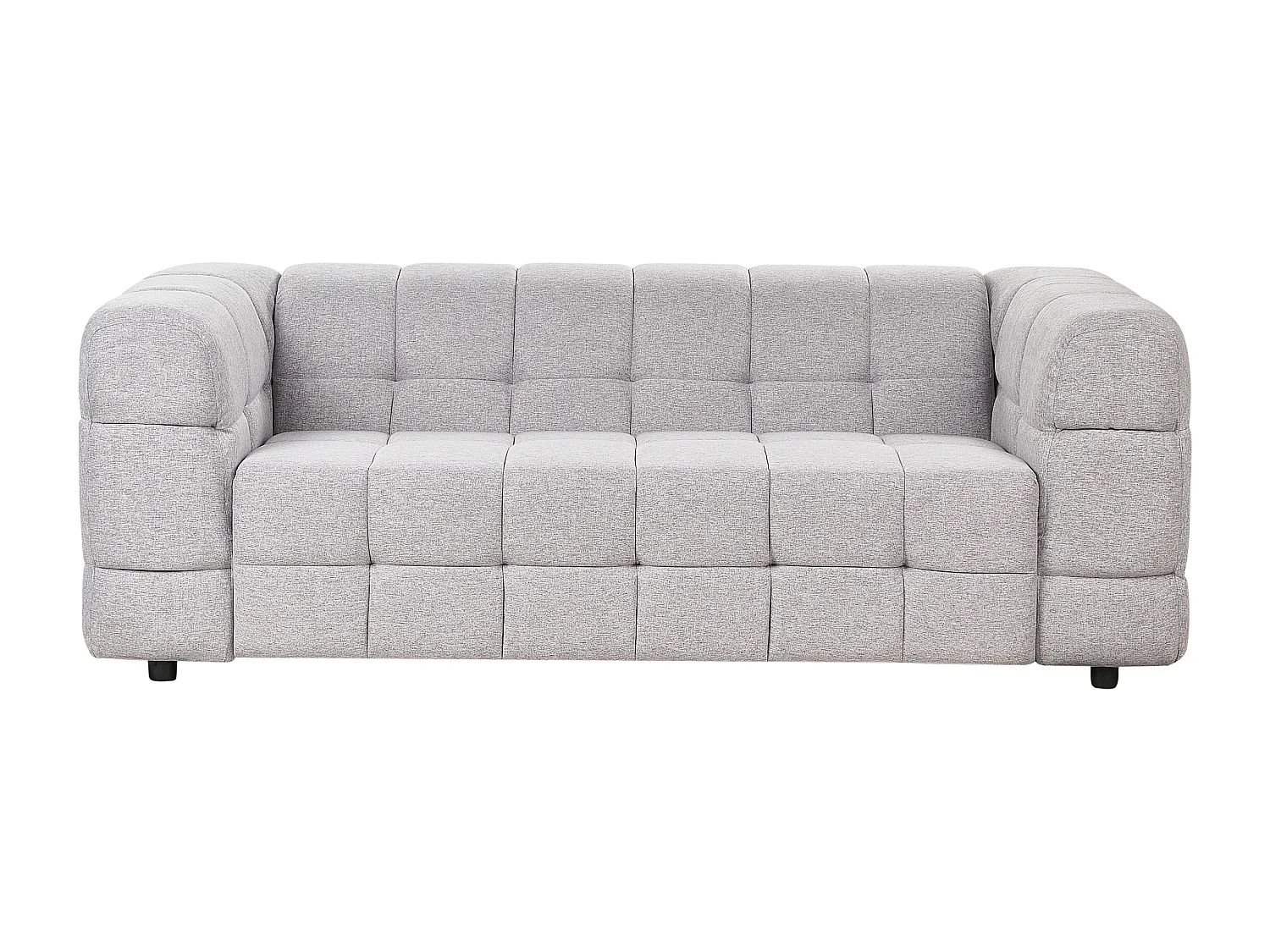 Canapé 3 places MULLOLA Tissu Gris clair