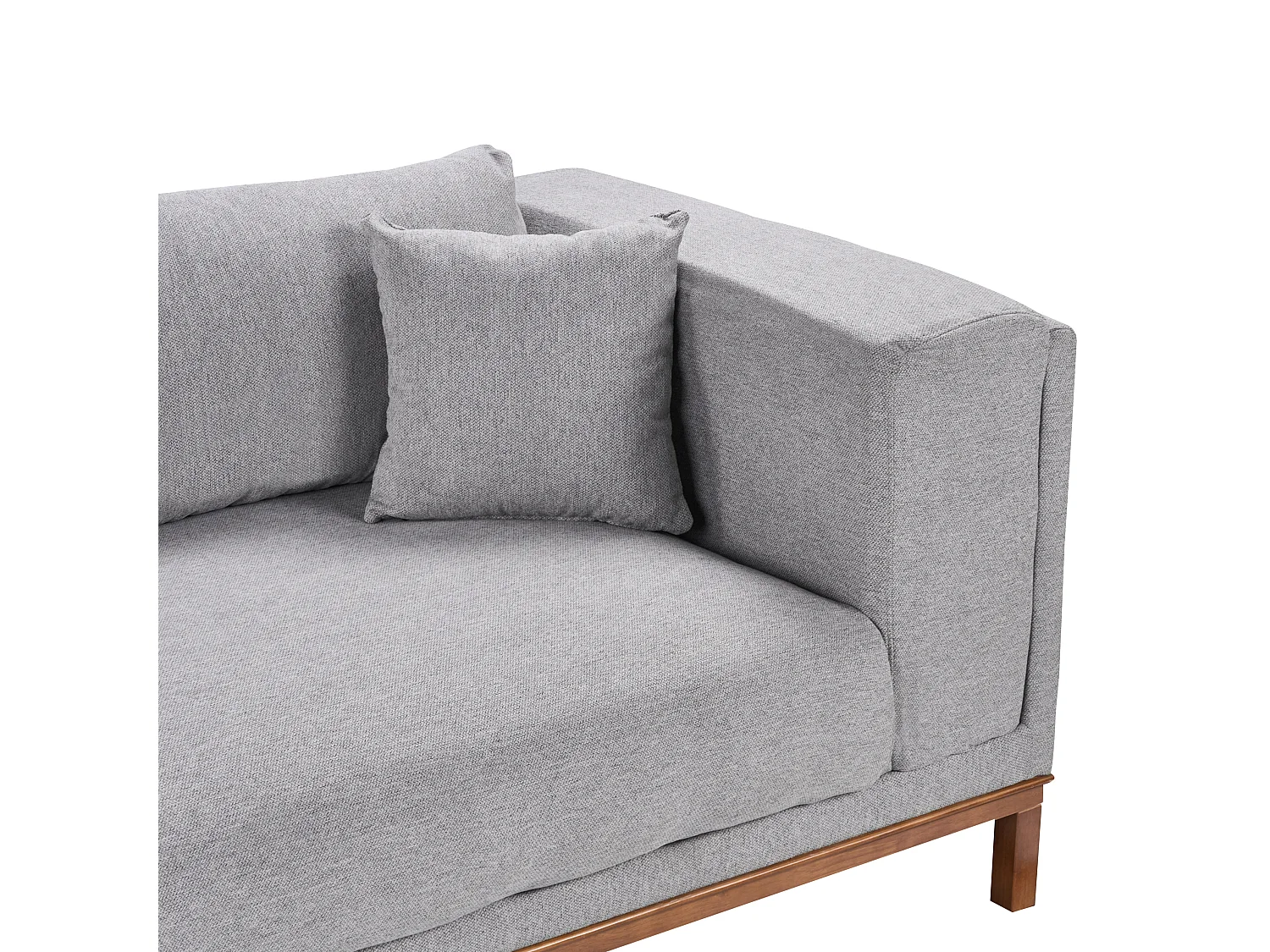 Divano VENG Tessuto Grigio 4 posti