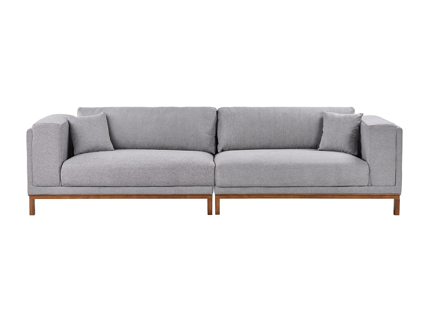 Divano VENG Tessuto Grigio 4 posti