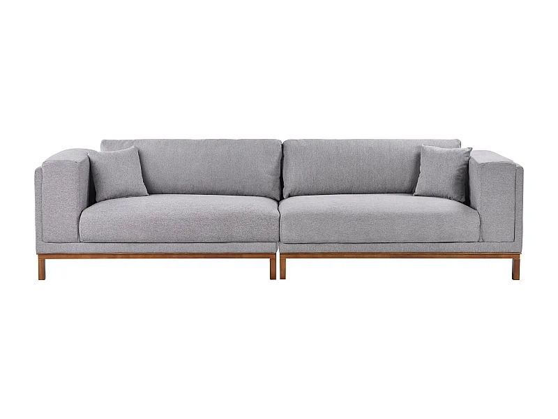 Divano VENG Tessuto Grigio 4 posti