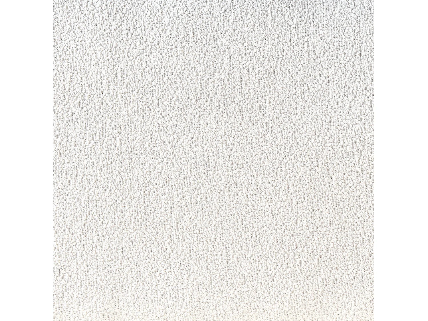 Canapé d'Angle à gauche Pieds en Bois Meuble Coin de Salon en Tissu Bouclé Blanc Cassé Sosjo