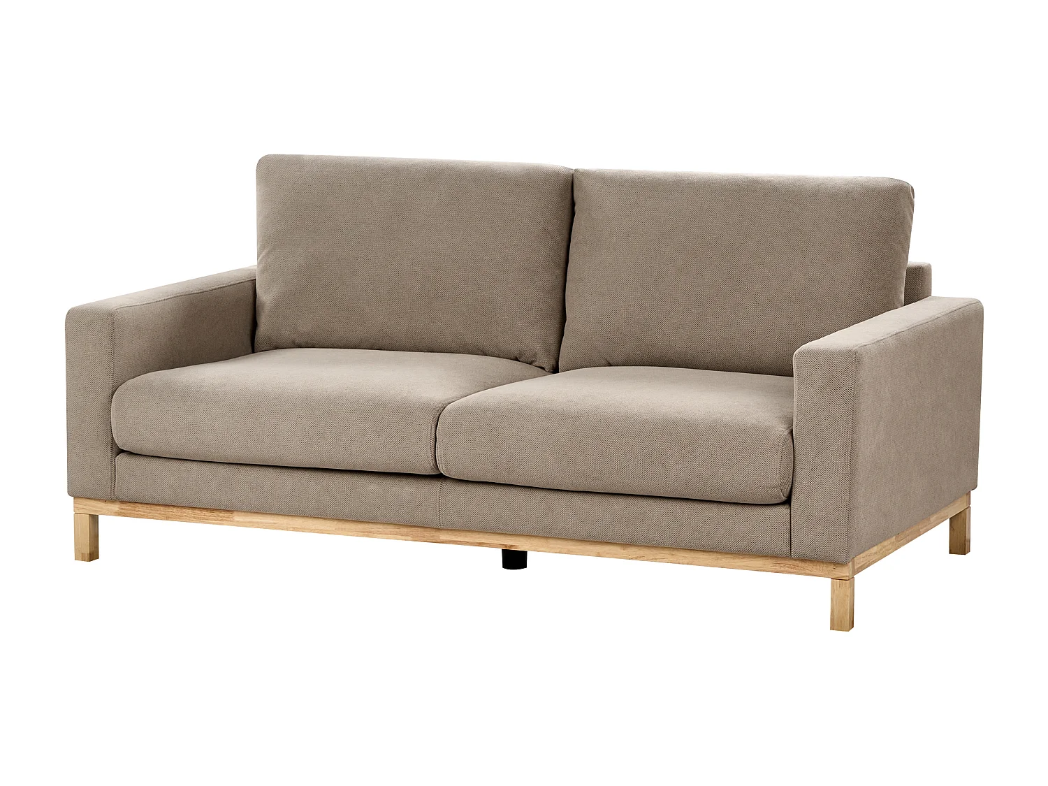 Divano SIGGARD Tessuto Tortora 2 posti