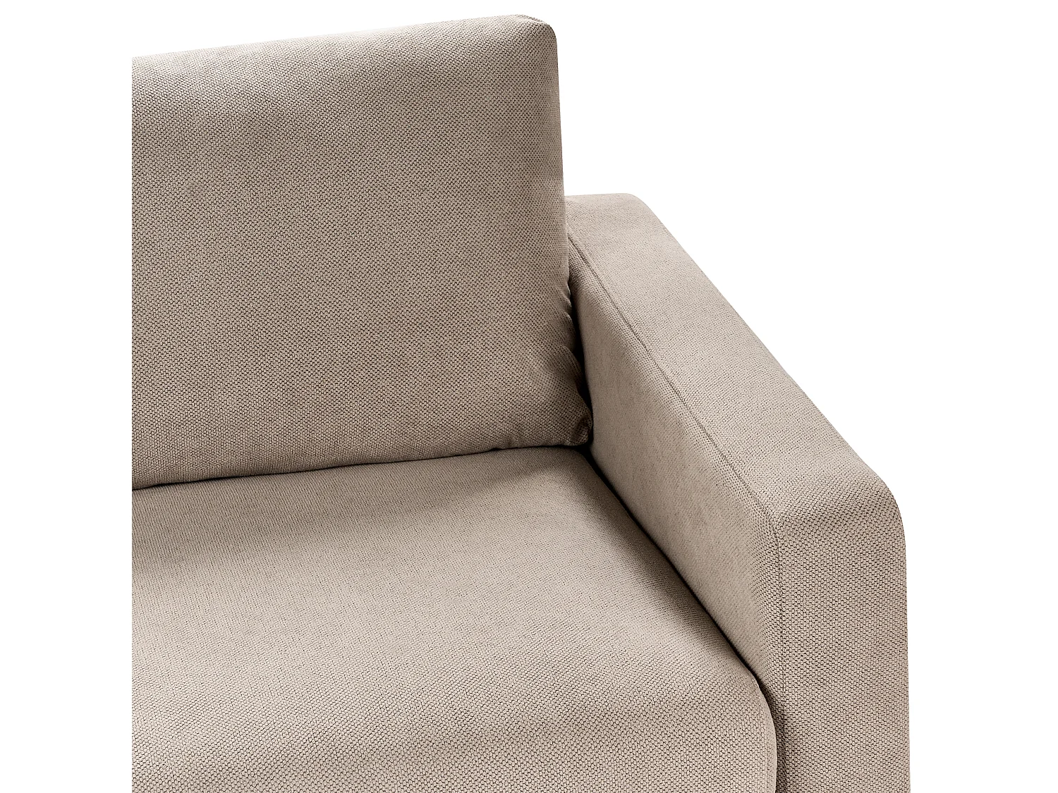 Divano SIGGARD Tessuto Tortora 2 posti