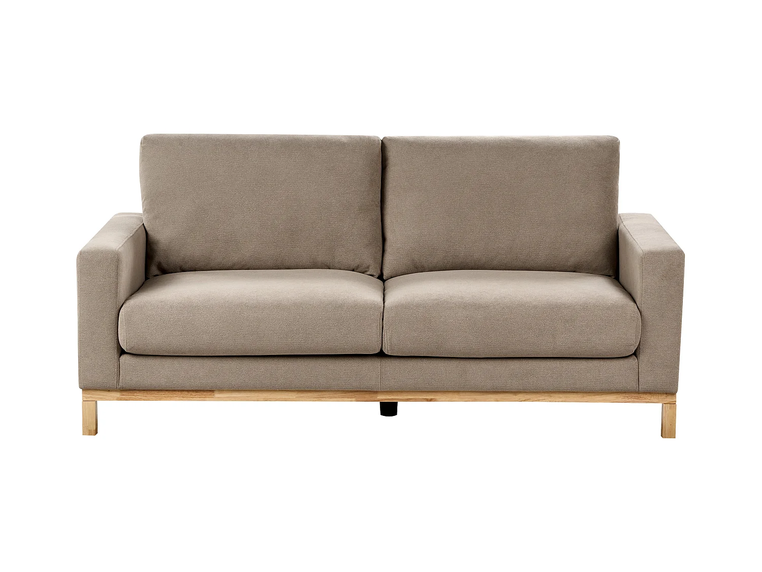 Canapé 2 places SIGGARD Tissu Taupe