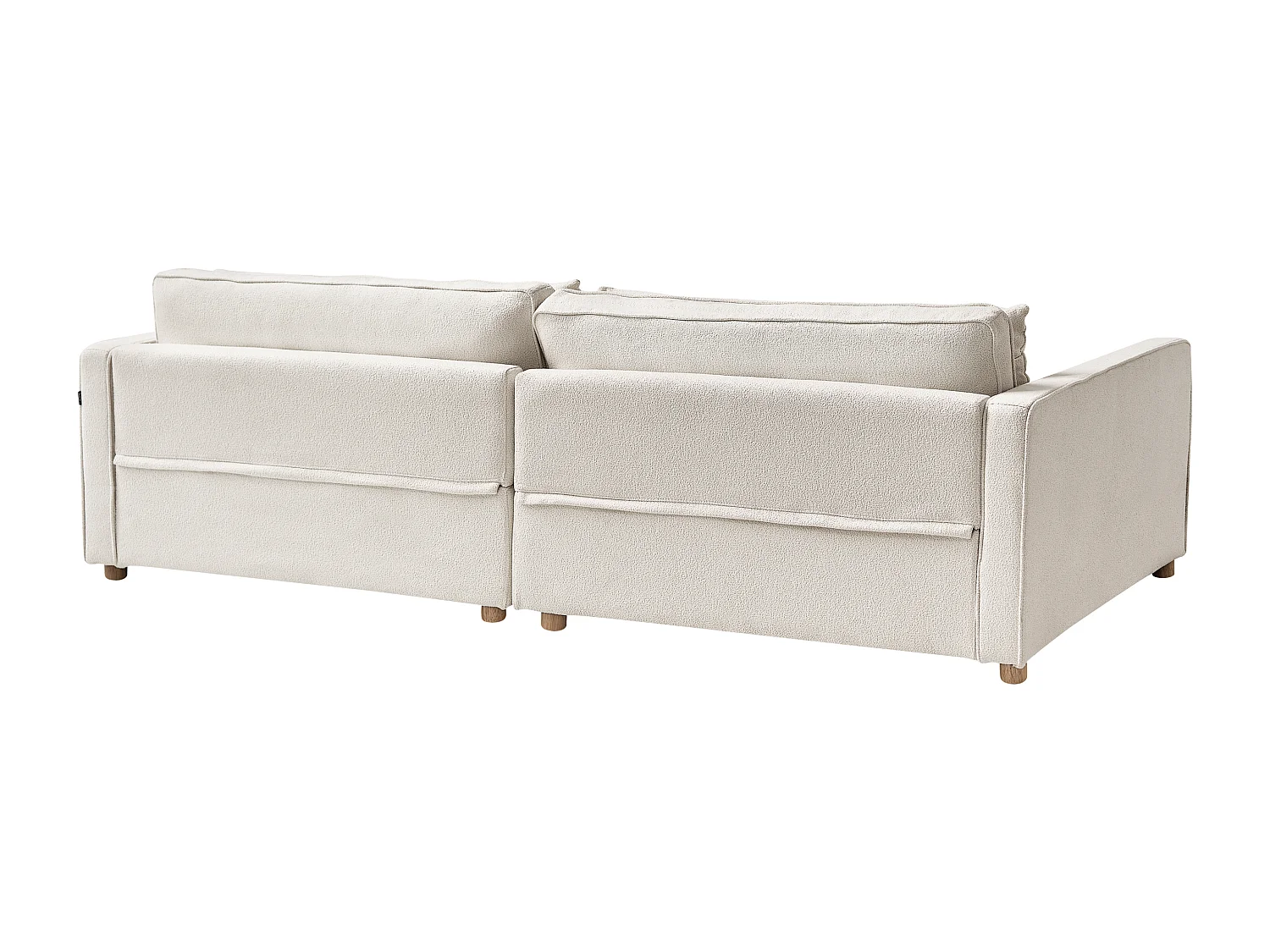 Sofa VINSTRA Boucle Złamana biel dla 3 osób