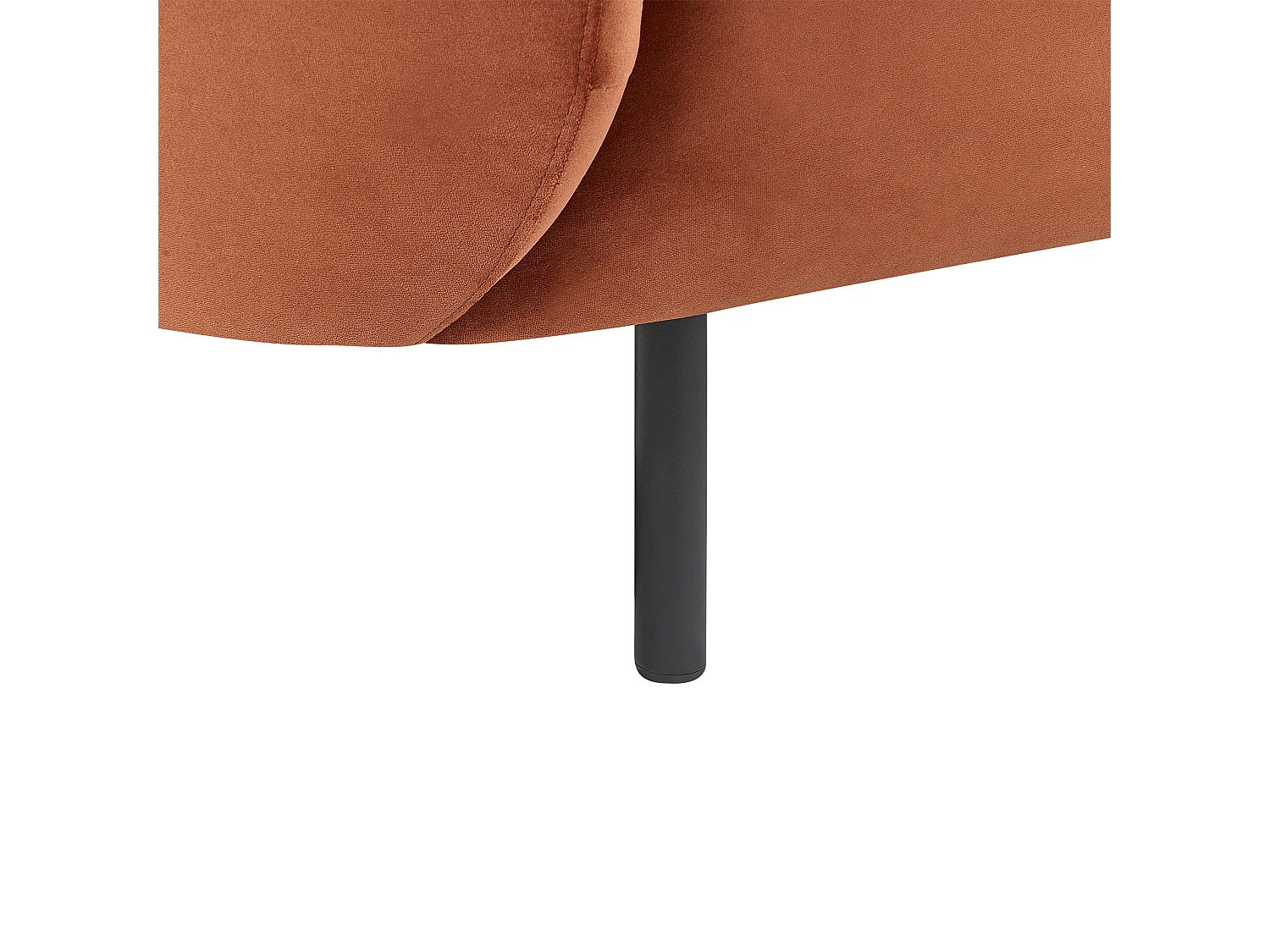 Canapé 2 places LOEN Velours Orange