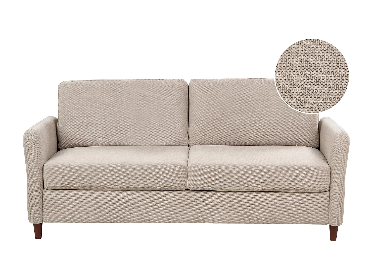 Sofa MARE Beżowoszary ze schowkiem dla 3 osób