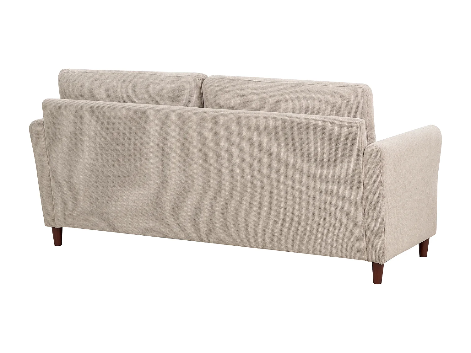 Canapé 3 places MARE Tissu Taupe avec rangement