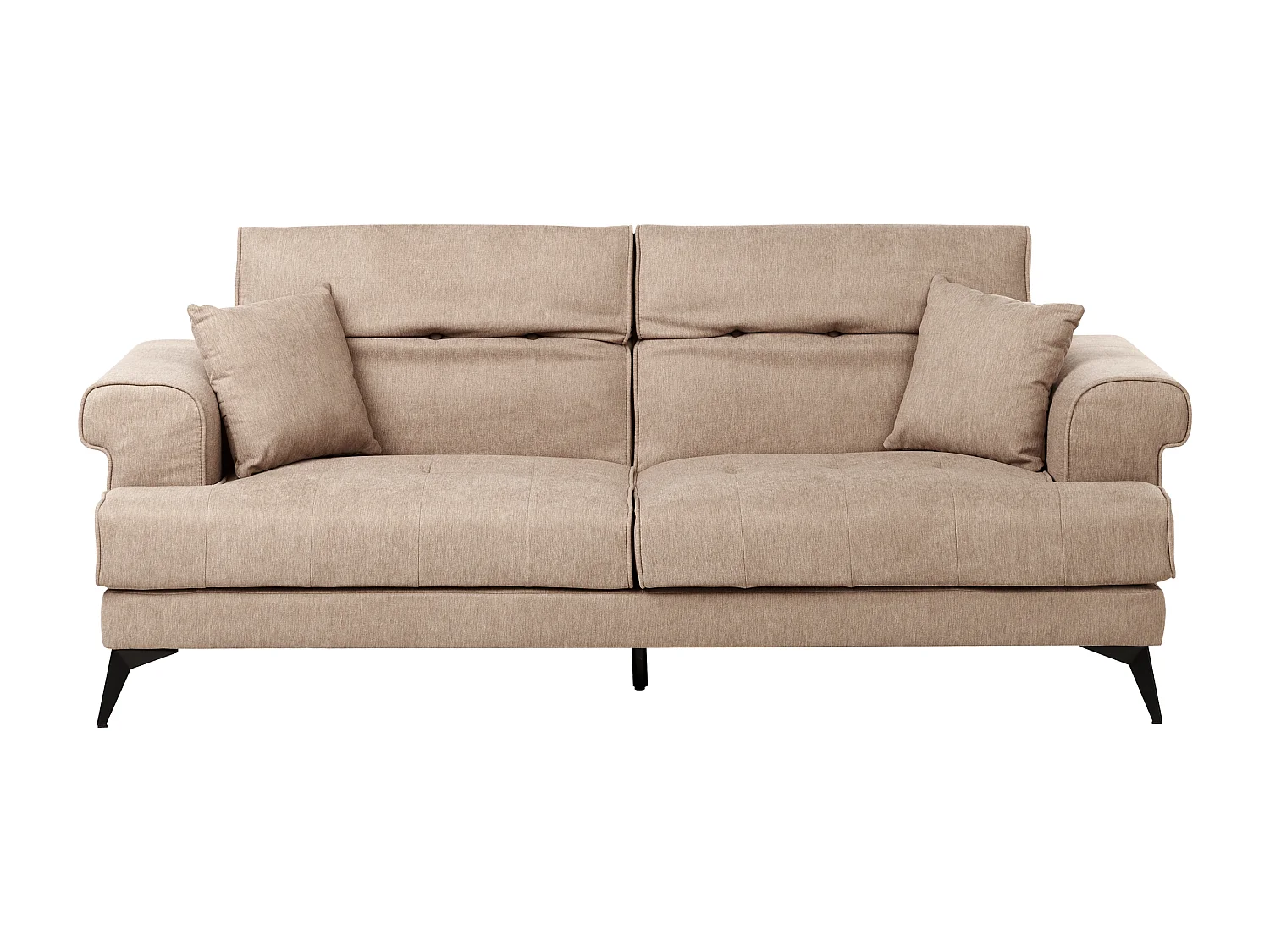 Sofa SKIVE Jasnobrązowy dla 3 osób