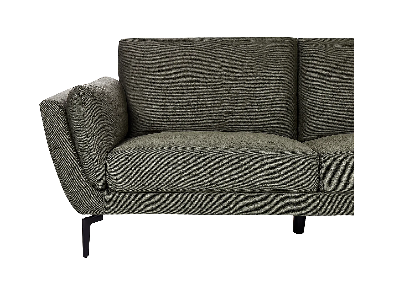Sofa KANSSELI Stoff Dunkelgrün 3-Sitzer