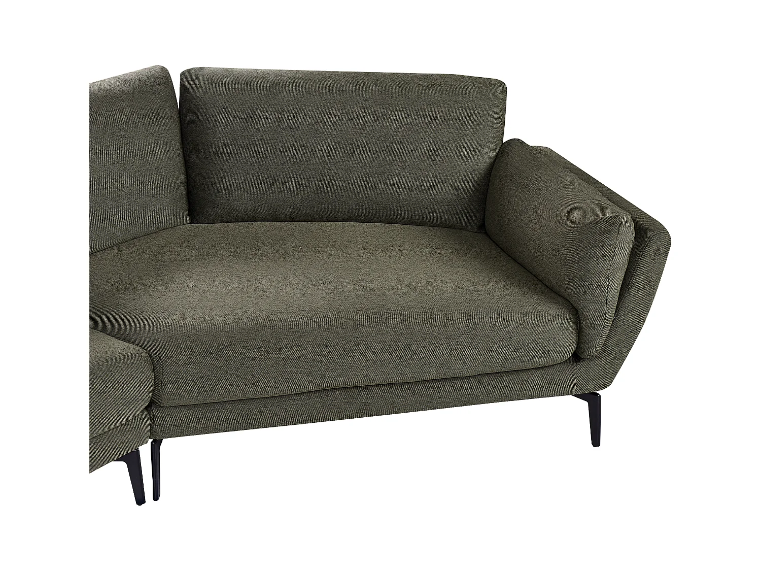 Sofa KANSSELI Stoff Dunkelgrün 3-Sitzer