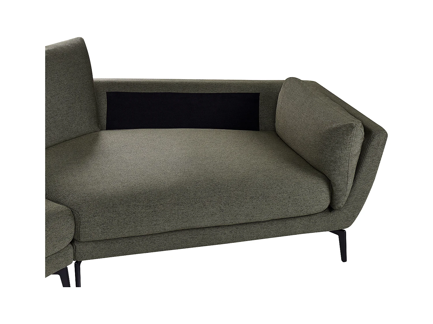 Sofa KANSSELI Stoff Dunkelgrün 3-Sitzer