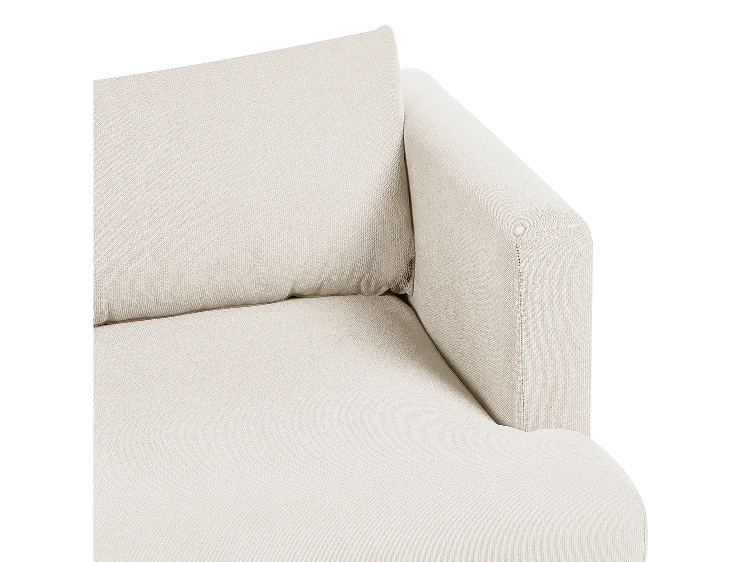 Divano JARPEN Tessuto Beige chiaro 3 posti