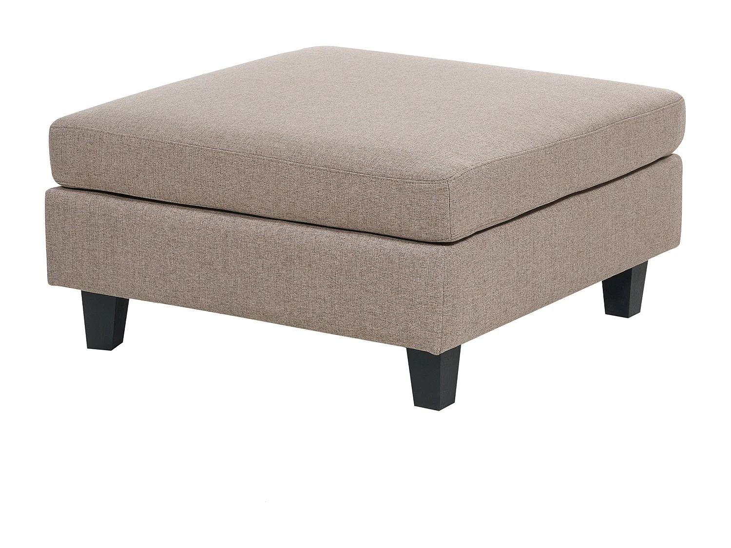 U-förmiges Modulsofa UNSTAD Stoff Braun 5-Sitzer