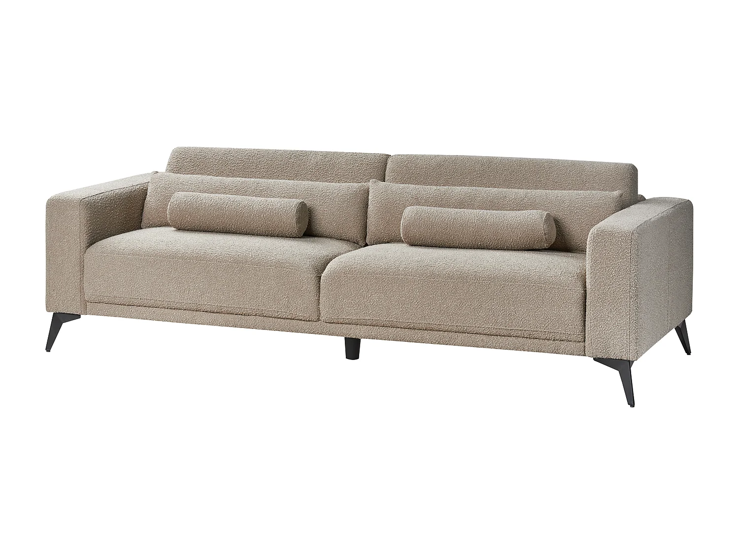 Canapé 3 places ANGE Bouclé Taupe