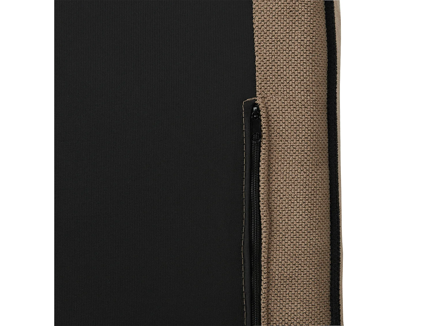 Narożnik ALTAN Jasnobrązowy dla 3 osób Lewostronny