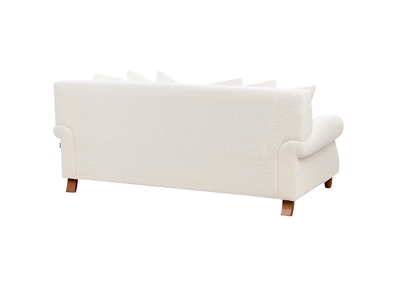 Sofa EIKE Bouclé Cremeweiss 2-Sitzer