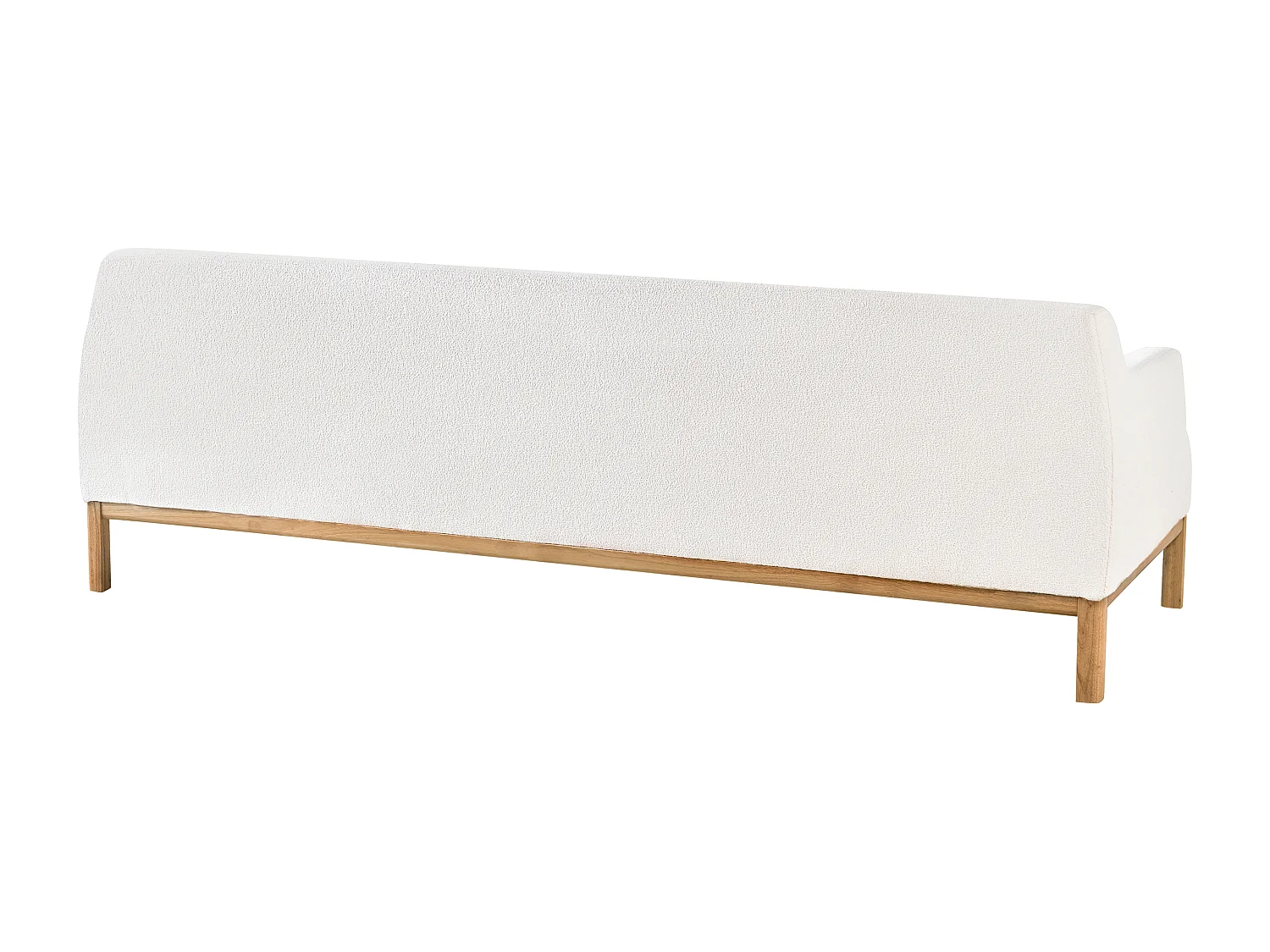 Sofa SOSJO Boucle Złamana biel dla 3 osób