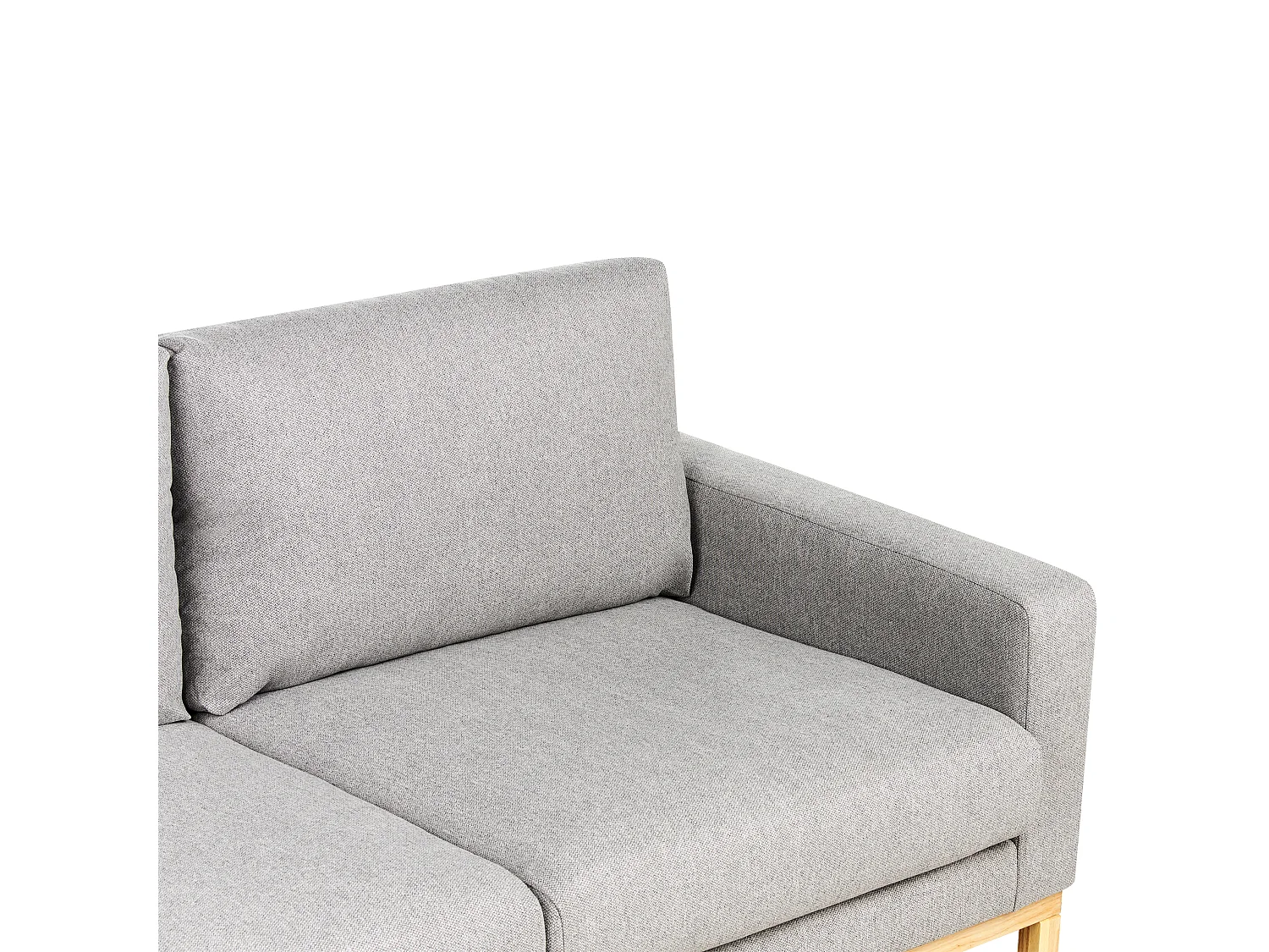 Canapé 2 places SIGGARD Tissu Gris