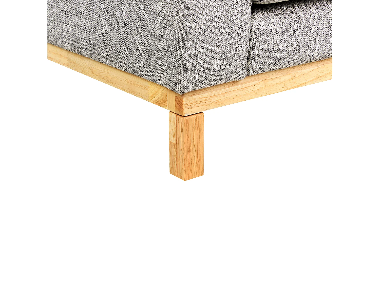 Canapé 2 places SIGGARD Tissu Gris