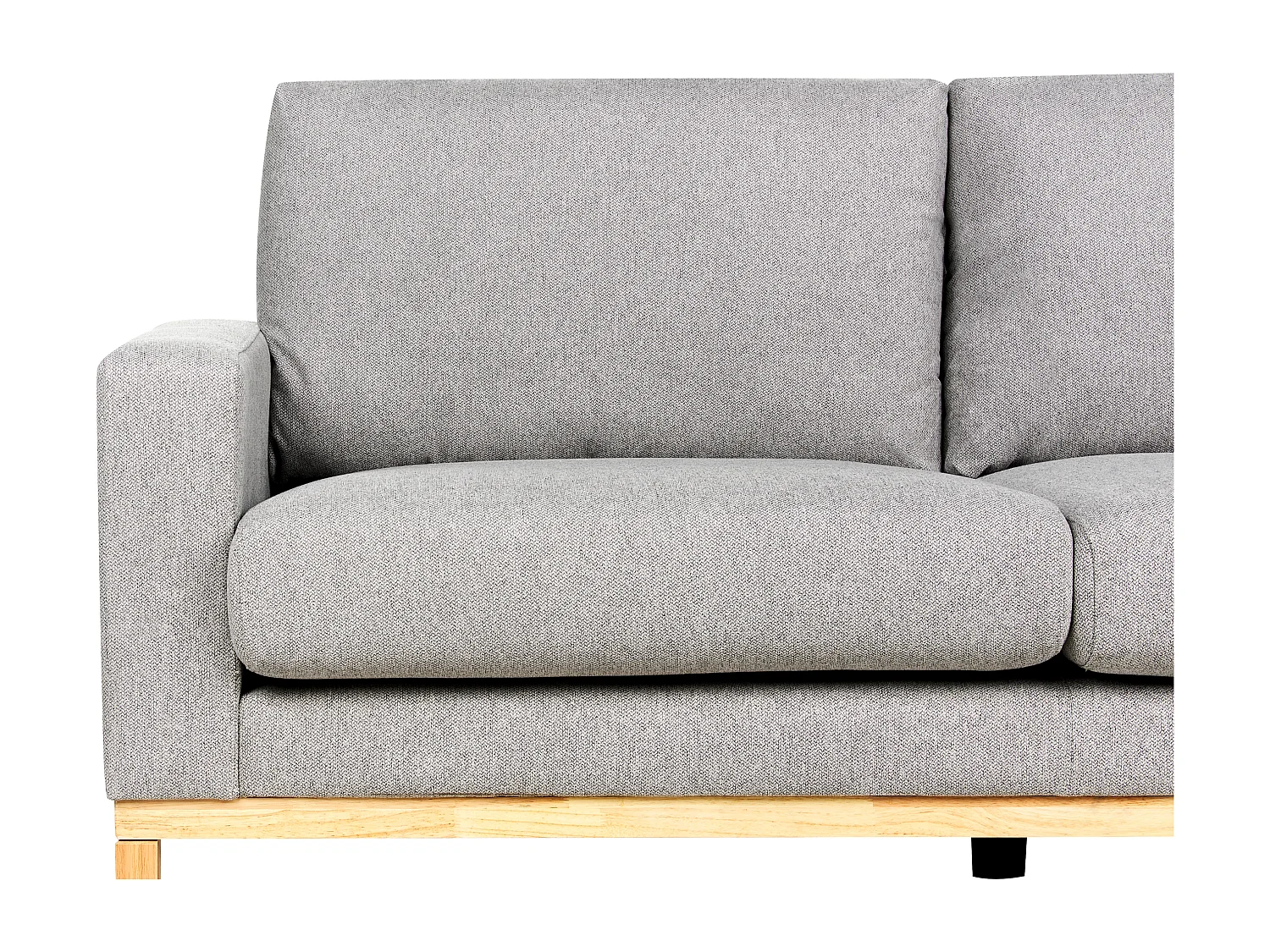 Canapé 2 places SIGGARD Tissu Gris