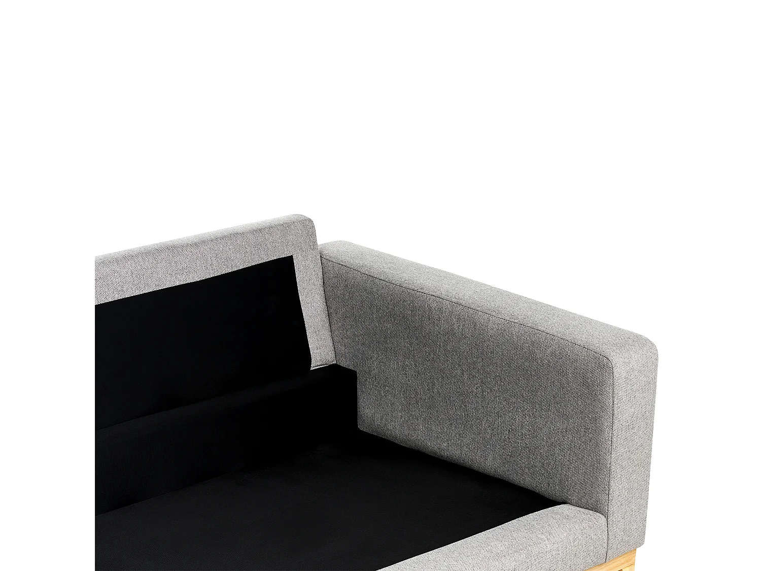 Canapé 2 places SIGGARD Tissu Gris