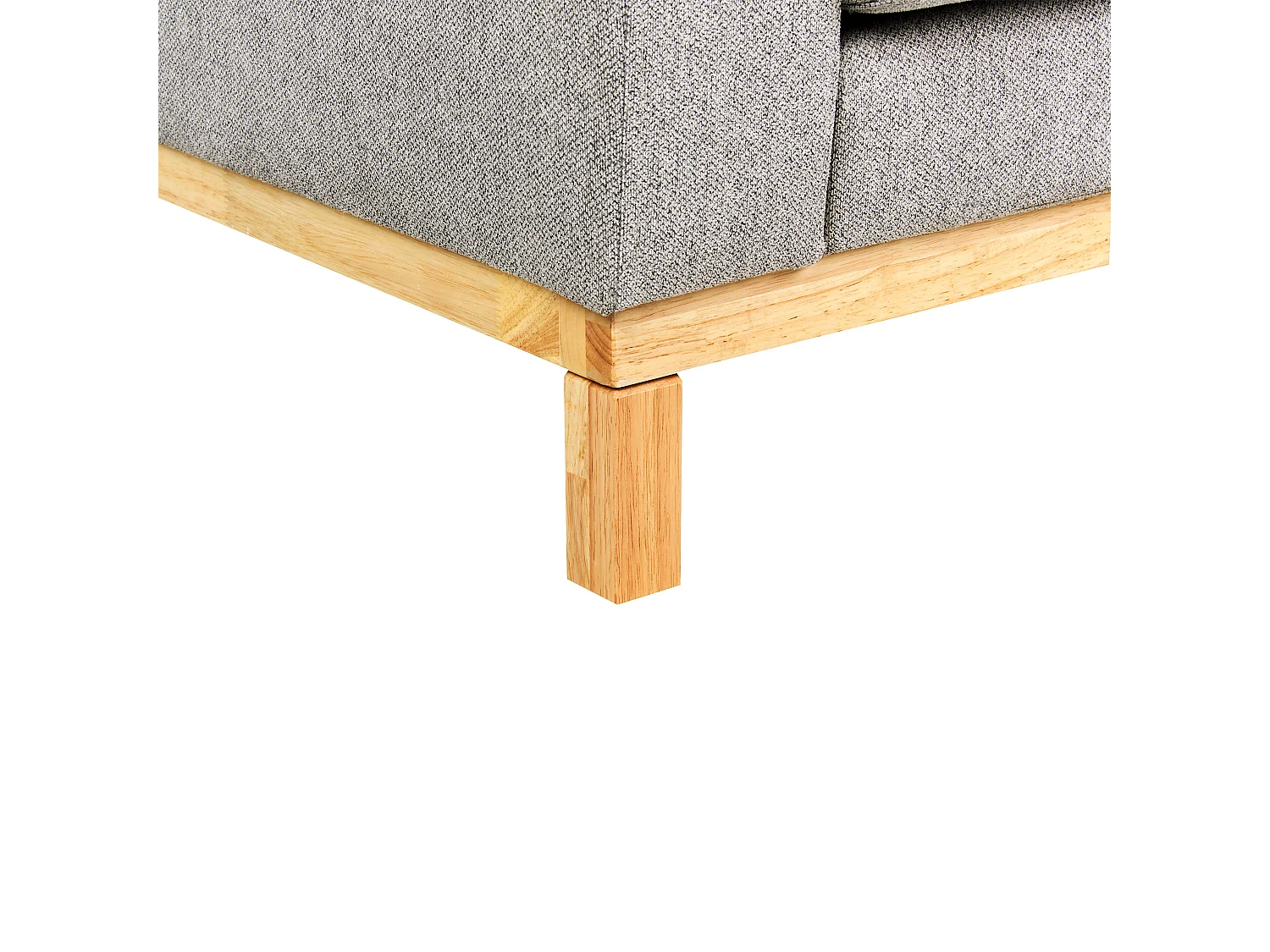 Canapé 2 places SIGGARD Tissu Gris