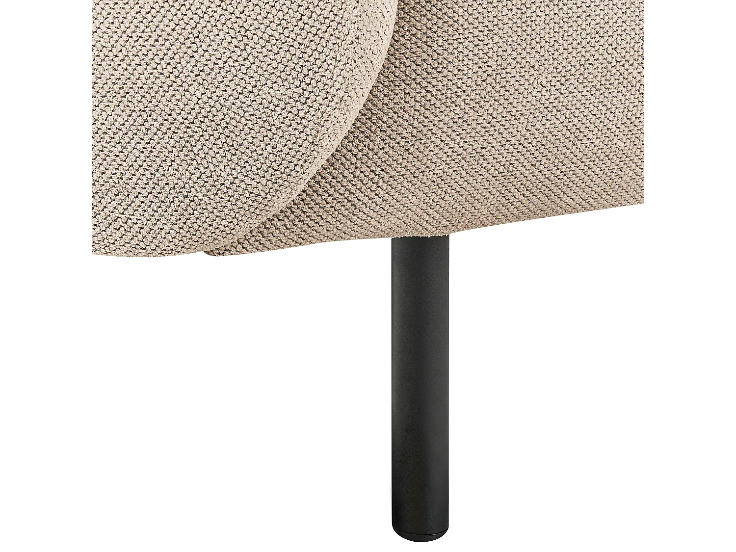 Canapé 2 places LOEN Tissu Taupe