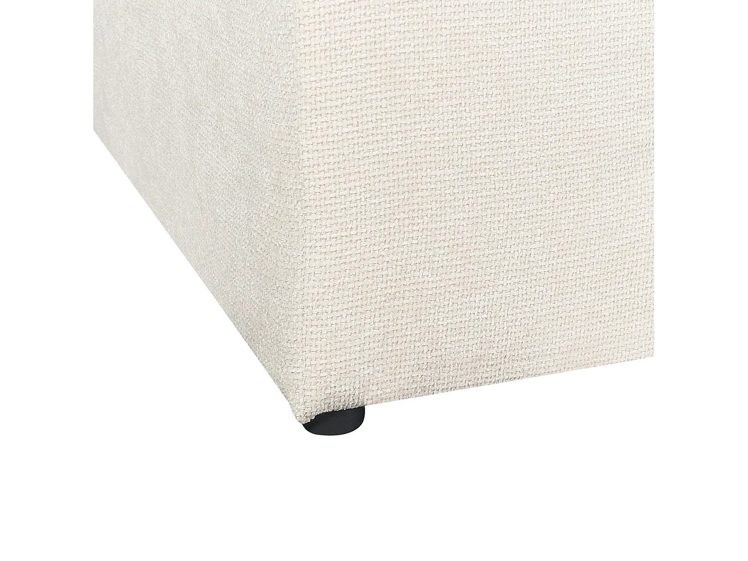 Sofá GLORVIKA II Tecido Branco creme 3 lugares